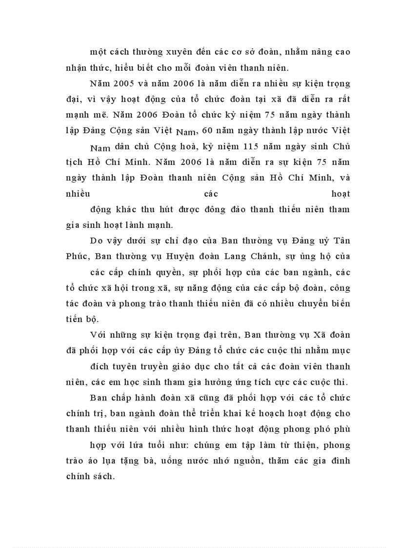 image for page Đoàn thanh niên Cộng sản Hồ Chí Minh xã Tân Phúc – huyện Lang Chánh – tỉnh Thanh Hóa với công tác tham gia xây dựng Đảng