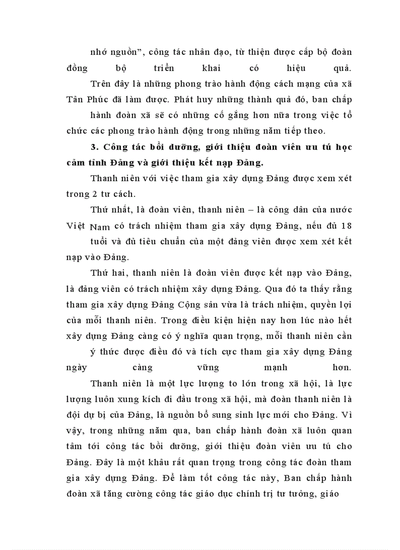 image for page Đoàn thanh niên Cộng sản Hồ Chí Minh xã Tân Phúc – huyện Lang Chánh – tỉnh Thanh Hóa với công tác tham gia xây dựng Đảng