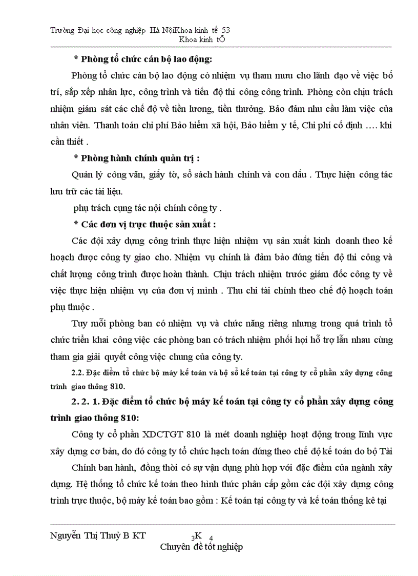 image for page Hoàn thiện công tác hạch toán chi phí sản xuất và tính giá thành sản phẩm xây lắp tại công ty cổ phần xây dựng CTGT 810
