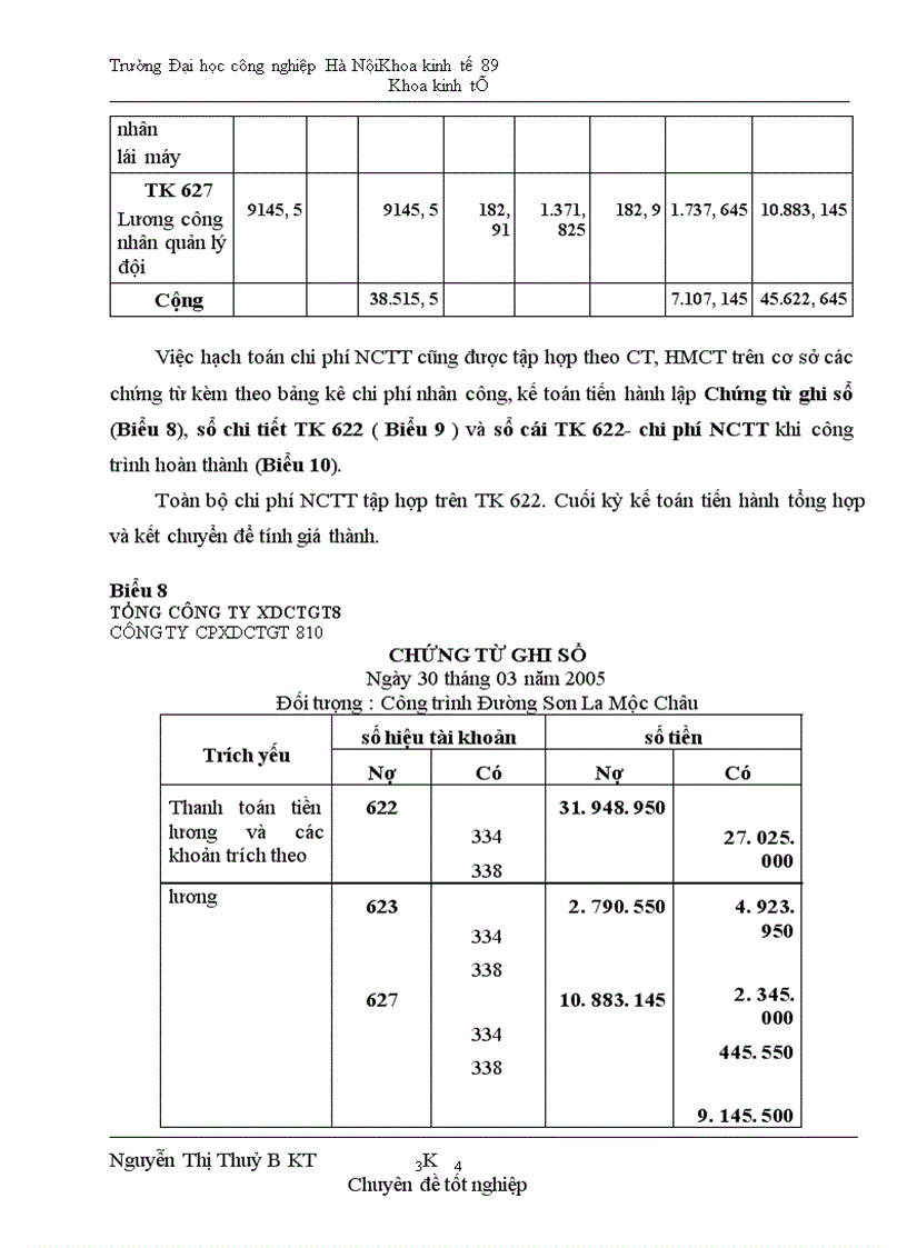 image for page Hoàn thiện công tác hạch toán chi phí sản xuất và tính giá thành sản phẩm xây lắp tại công ty cổ phần xây dựng CTGT 810