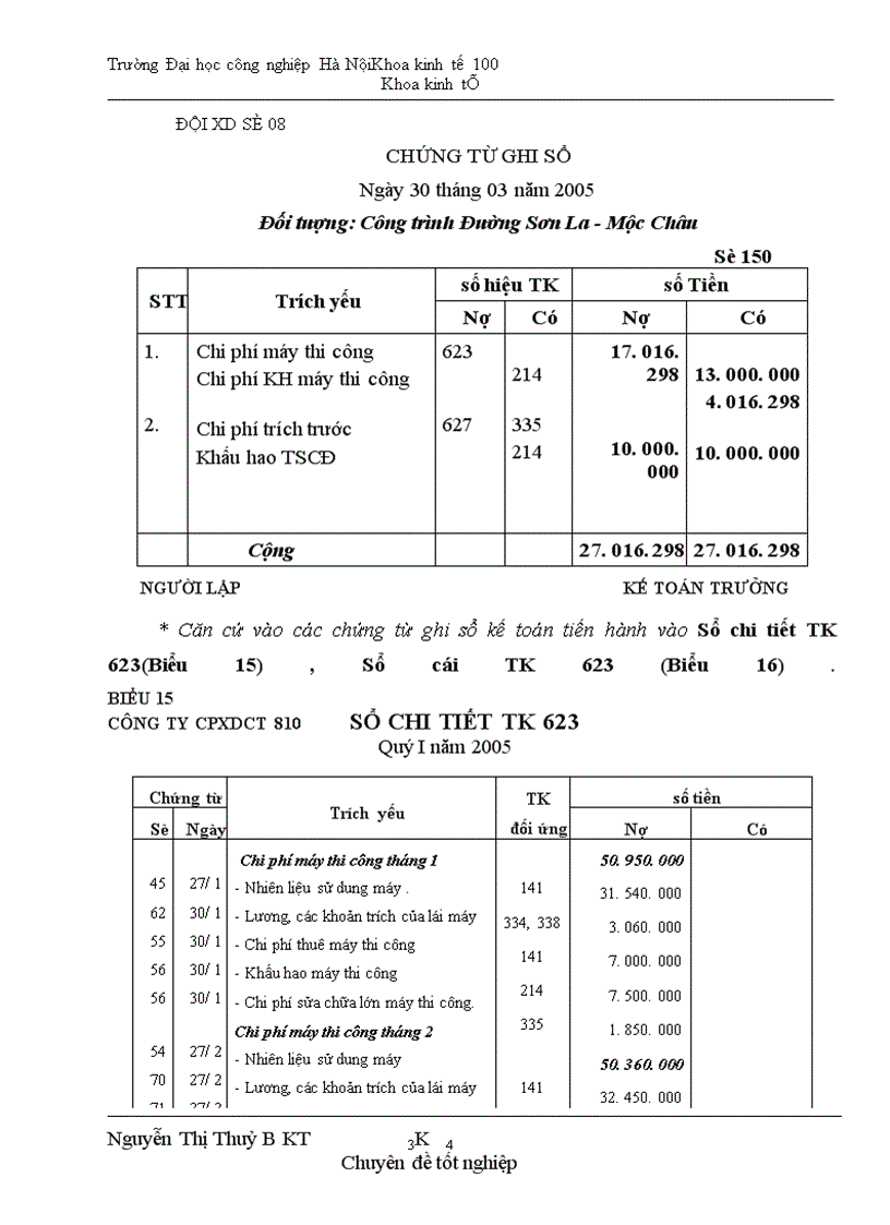 image for page Hoàn thiện công tác hạch toán chi phí sản xuất và tính giá thành sản phẩm xây lắp tại công ty cổ phần xây dựng CTGT 810
