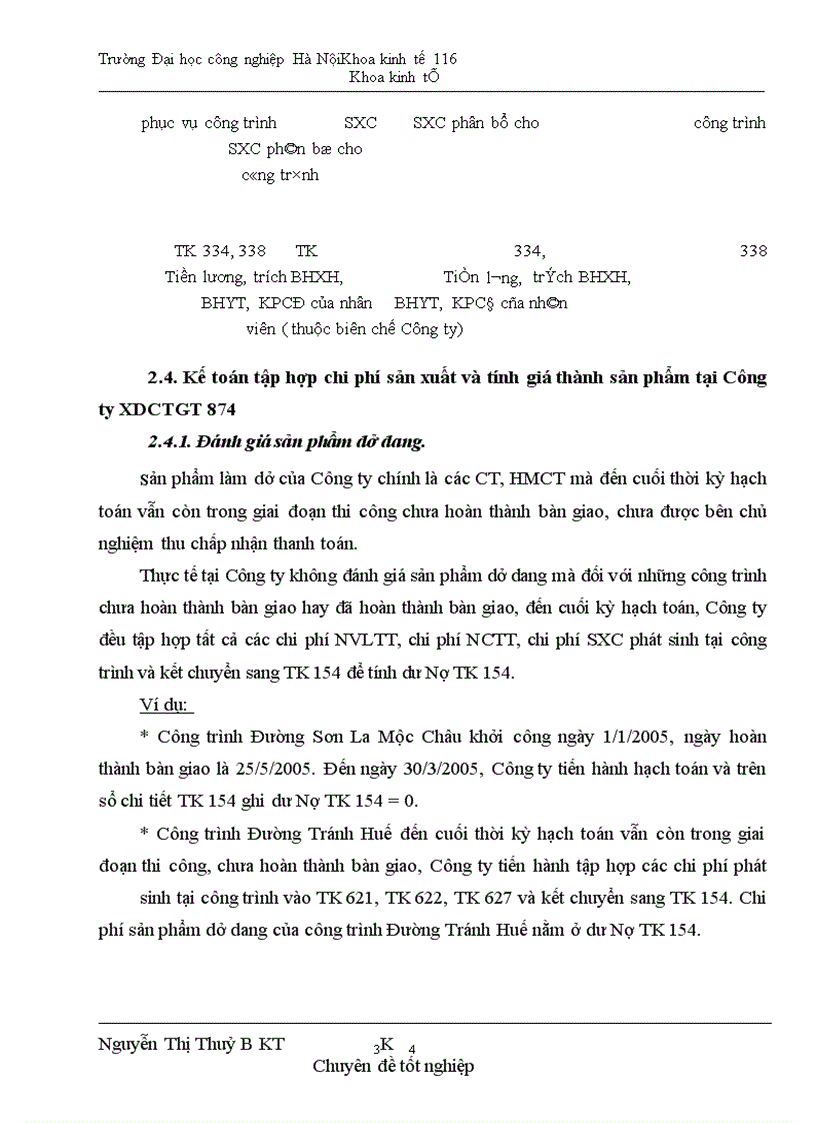 image for page Hoàn thiện công tác hạch toán chi phí sản xuất và tính giá thành sản phẩm xây lắp tại công ty cổ phần xây dựng CTGT 810