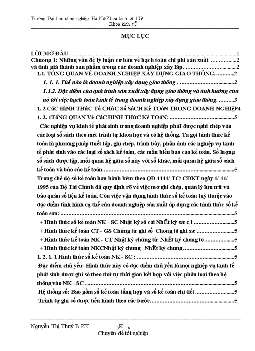 image for page Hoàn thiện công tác hạch toán chi phí sản xuất và tính giá thành sản phẩm xây lắp tại công ty cổ phần xây dựng CTGT 810