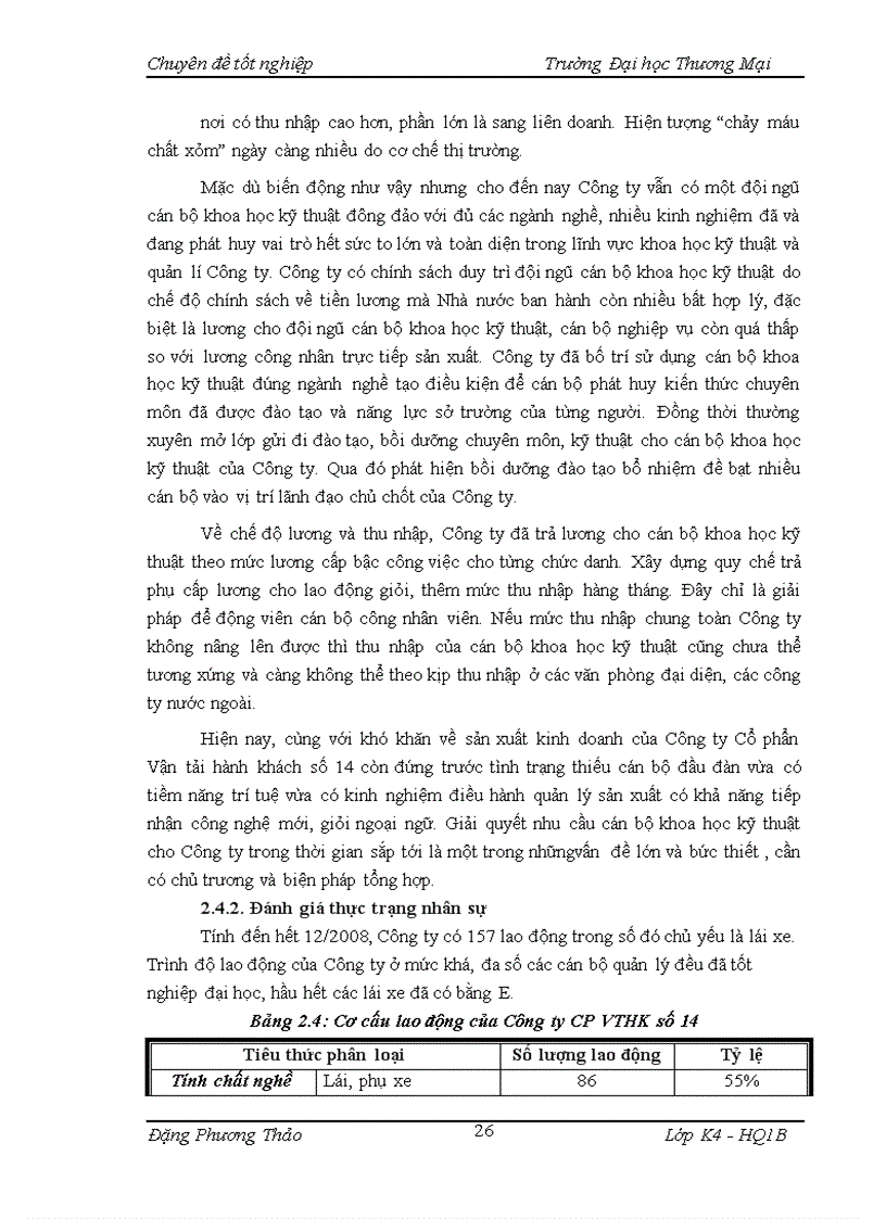 image for page Nâng cao chất lượng công tác bố trí và sử dụng nhân sự tại Công ty Cổ phần Vận tải hành khách số 14