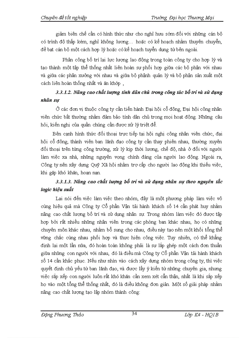 image for page Nâng cao chất lượng công tác bố trí và sử dụng nhân sự tại Công ty Cổ phần Vận tải hành khách số 14