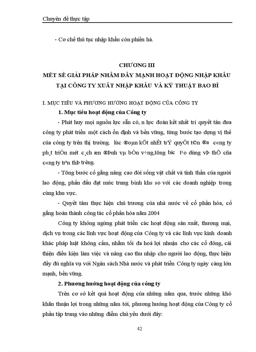 image for page Một số biện pháp đẩy mạnh hoạt động nhập khẩu của Công ty xuất nhập khẩu và kỹ thuật bao bì - Packexport