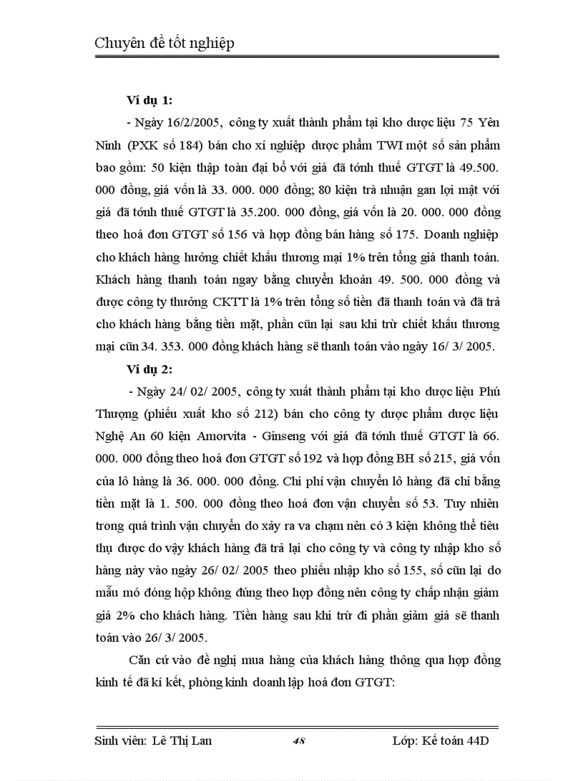 image for page Kế toán tiêu thụ thành phẩm và xác định kết quả tiêu thụ thành phẩm tại Công ty cổ phần Traphaco
