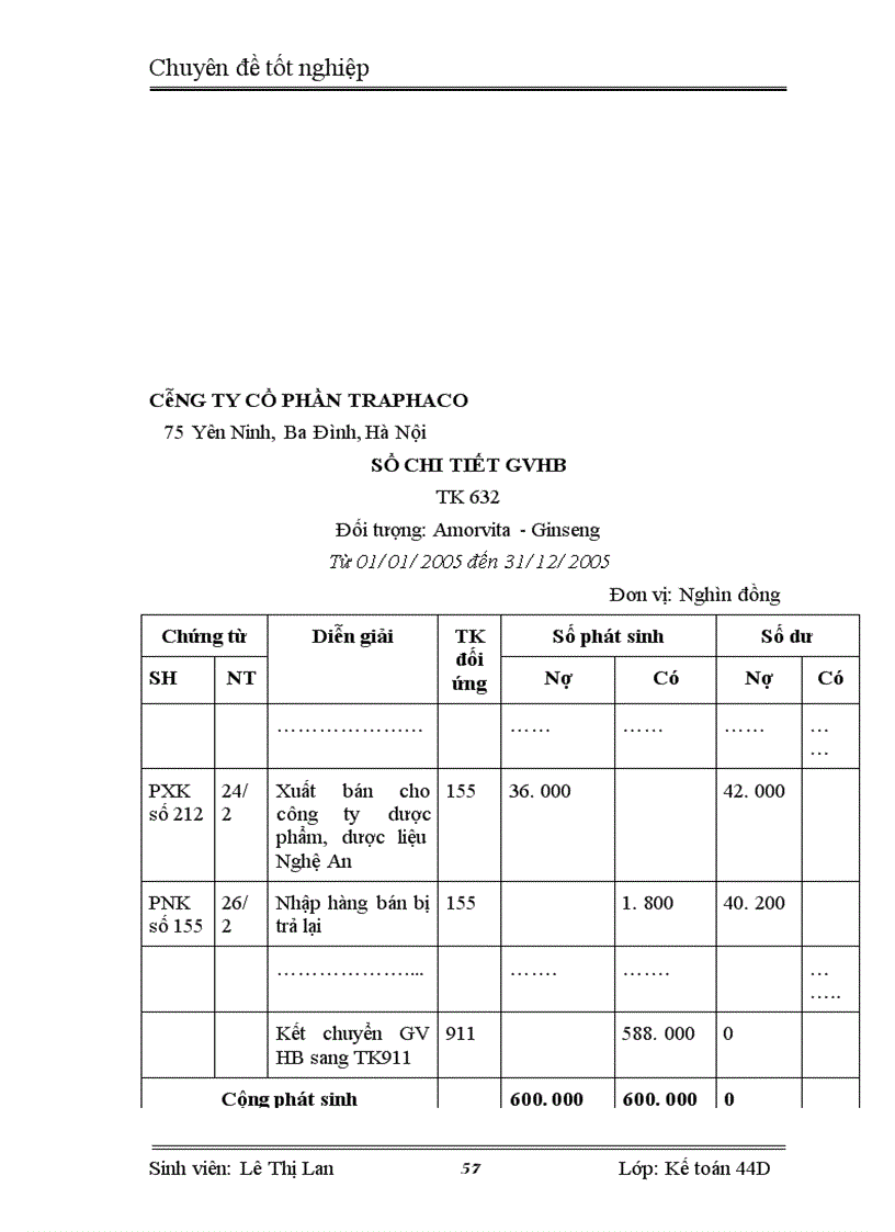 image for page Kế toán tiêu thụ thành phẩm và xác định kết quả tiêu thụ thành phẩm tại Công ty cổ phần Traphaco