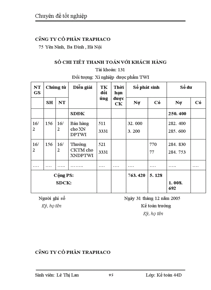 image for page Kế toán tiêu thụ thành phẩm và xác định kết quả tiêu thụ thành phẩm tại Công ty cổ phần Traphaco