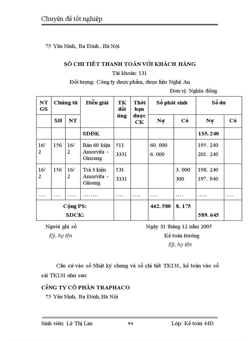 image for page Kế toán tiêu thụ thành phẩm và xác định kết quả tiêu thụ thành phẩm tại Công ty cổ phần Traphaco