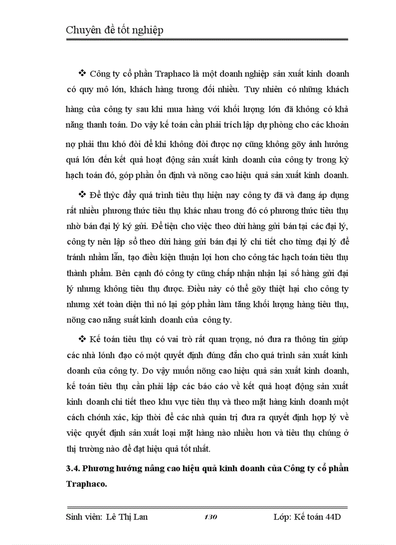 image for page Kế toán tiêu thụ thành phẩm và xác định kết quả tiêu thụ thành phẩm tại Công ty cổ phần Traphaco
