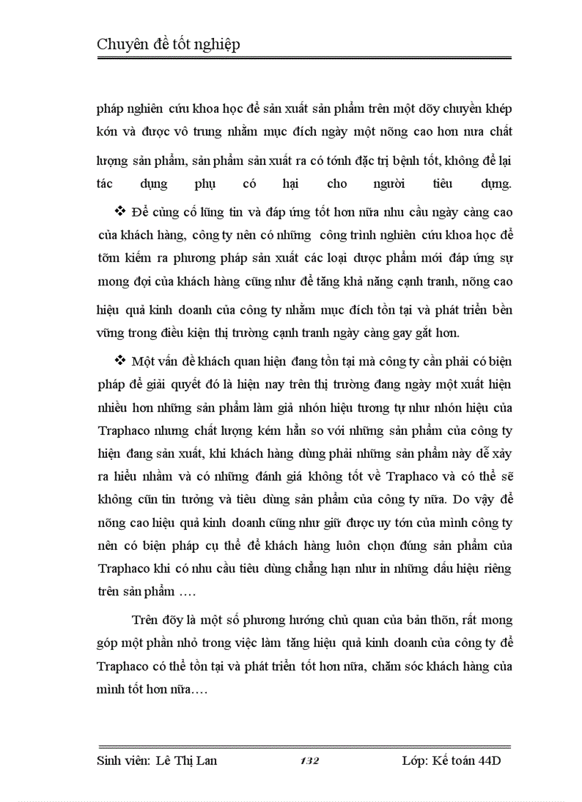 image for page Kế toán tiêu thụ thành phẩm và xác định kết quả tiêu thụ thành phẩm tại Công ty cổ phần Traphaco