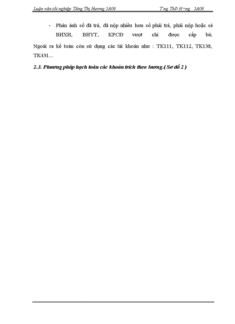 image for page Hoàn thiện công tác kế toán tiền lương và các khoản tính trích theo lương tại Công ty May 20 - BQP