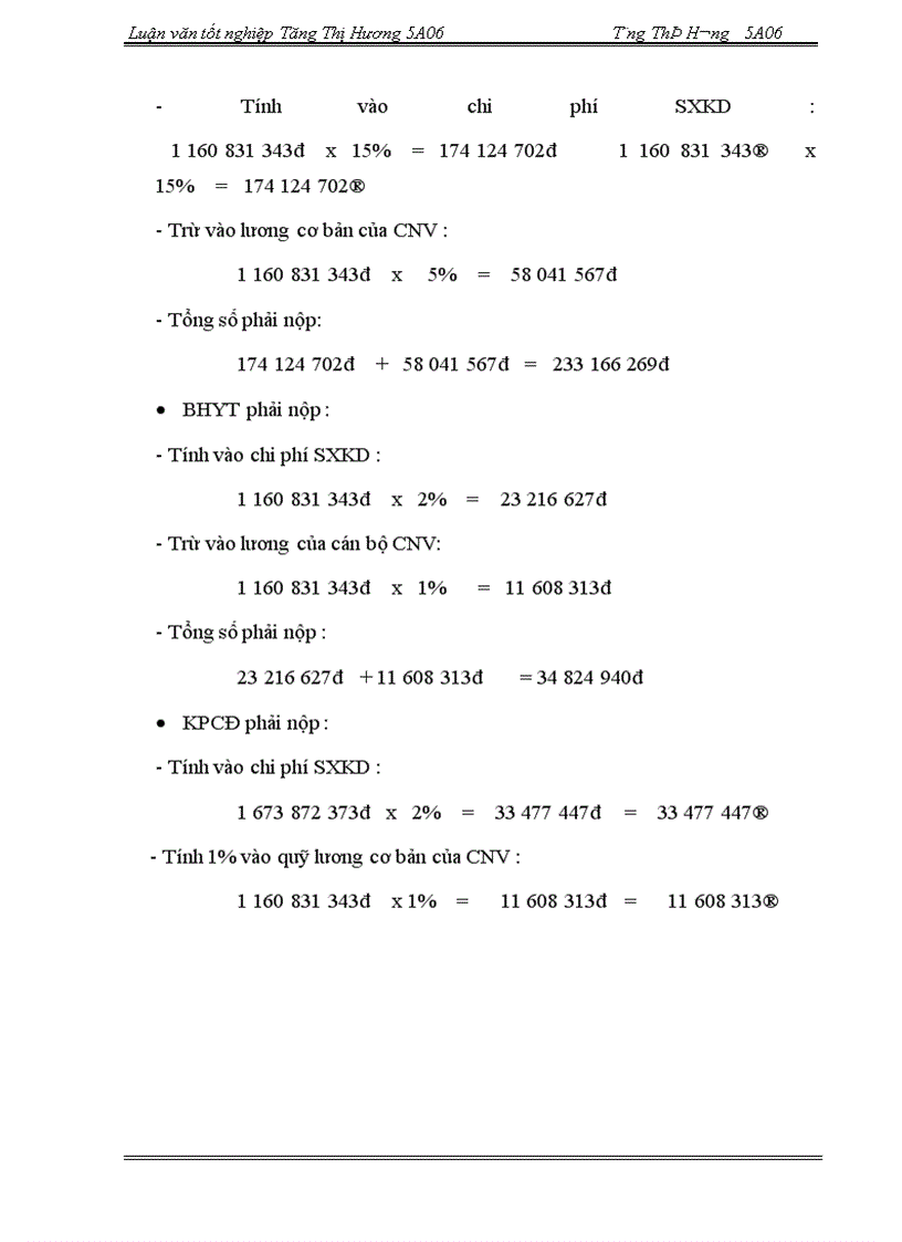 image for page Hoàn thiện công tác kế toán tiền lương và các khoản tính trích theo lương tại Công ty May 20 - BQP
