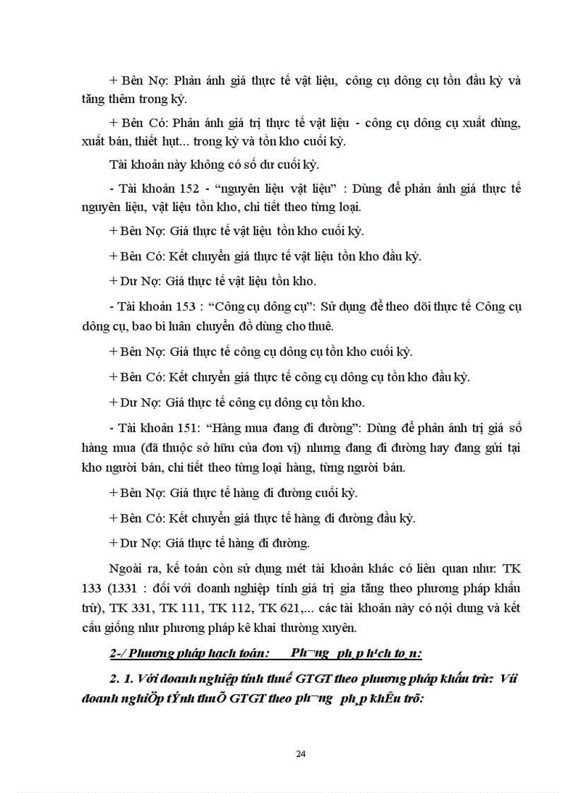 image for page Thực trạng tổ chức hạch toán nguyên vật liệu tại công ty khoá minh khai