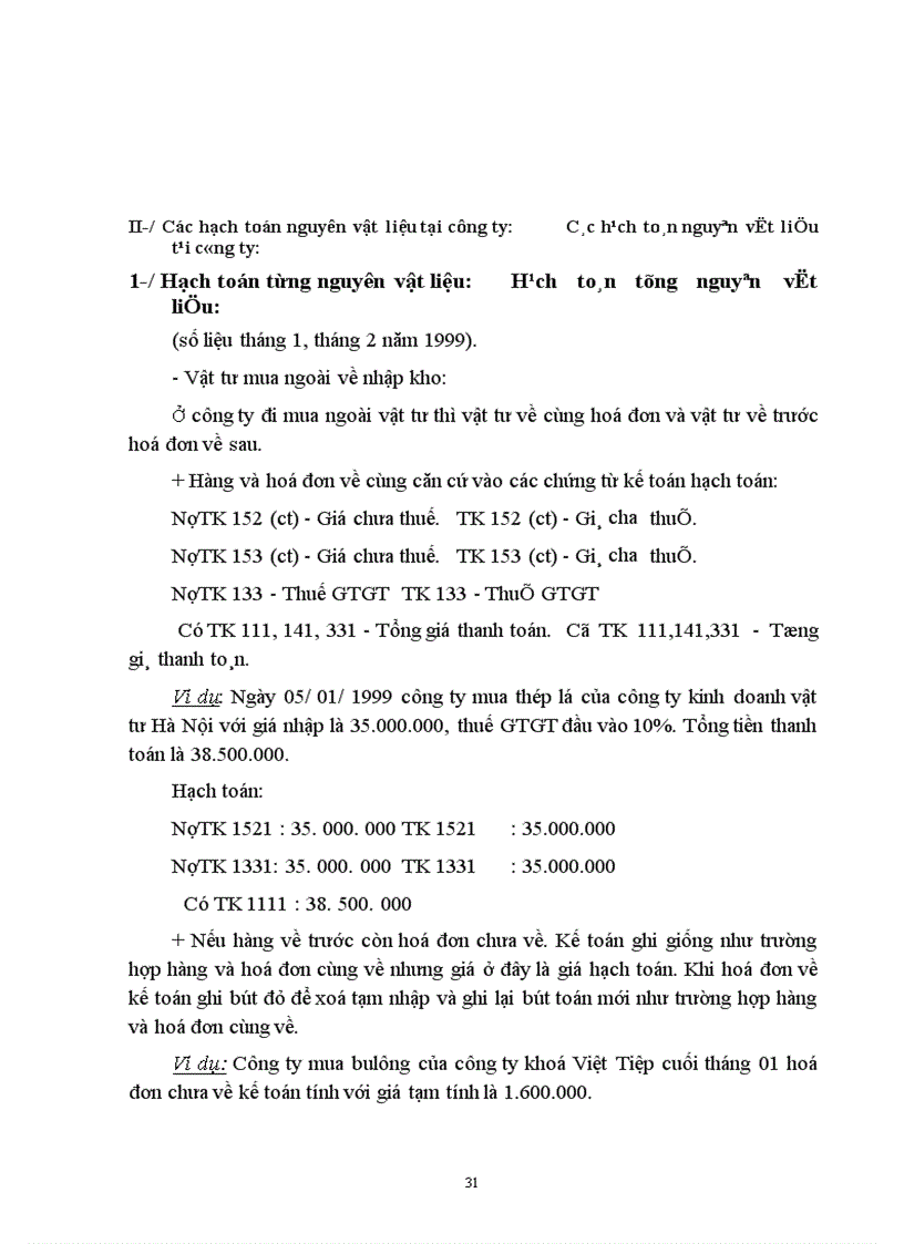 image for page Thực trạng tổ chức hạch toán nguyên vật liệu tại công ty khoá minh khai