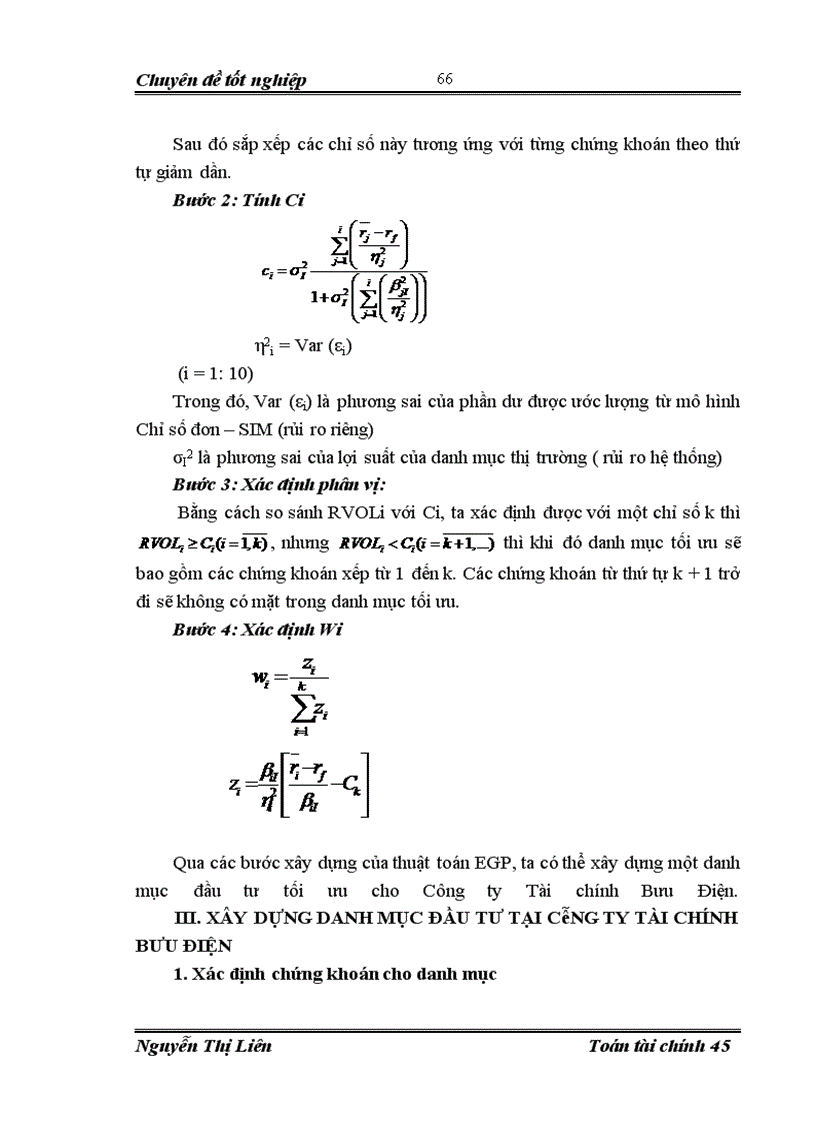 image for page Xác định danh mục đầu tư tại Công ty tài chính Bưu điện