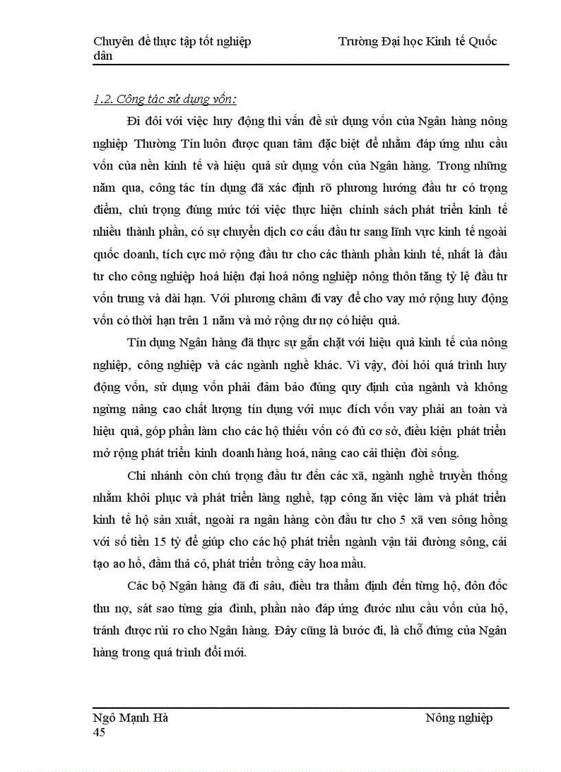 image for page Nâng Cao Hiệu Quả Sử Dụng Vốn Tín Dụng Hộ Nông dân Tại Ngân Hàng Nông Nghiệp VÀ Phát Triển Nông Thôn Huyện Thường Tín Tỉnh Hà Tây