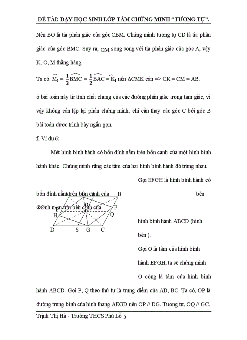image for page Đề tài: Dạy học sinh lớp 8 chứng minh “tương tự”