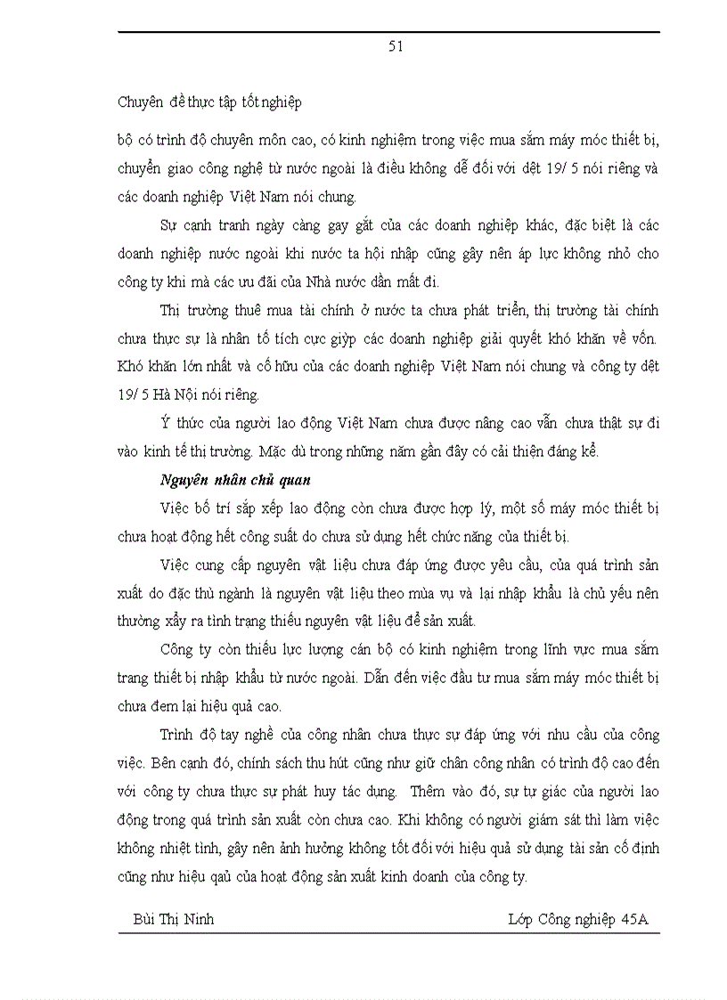 image for page Nâng cao hiệu quả sử dụng tài sản cố định tại công ty dệt 19/5 Hà Nội