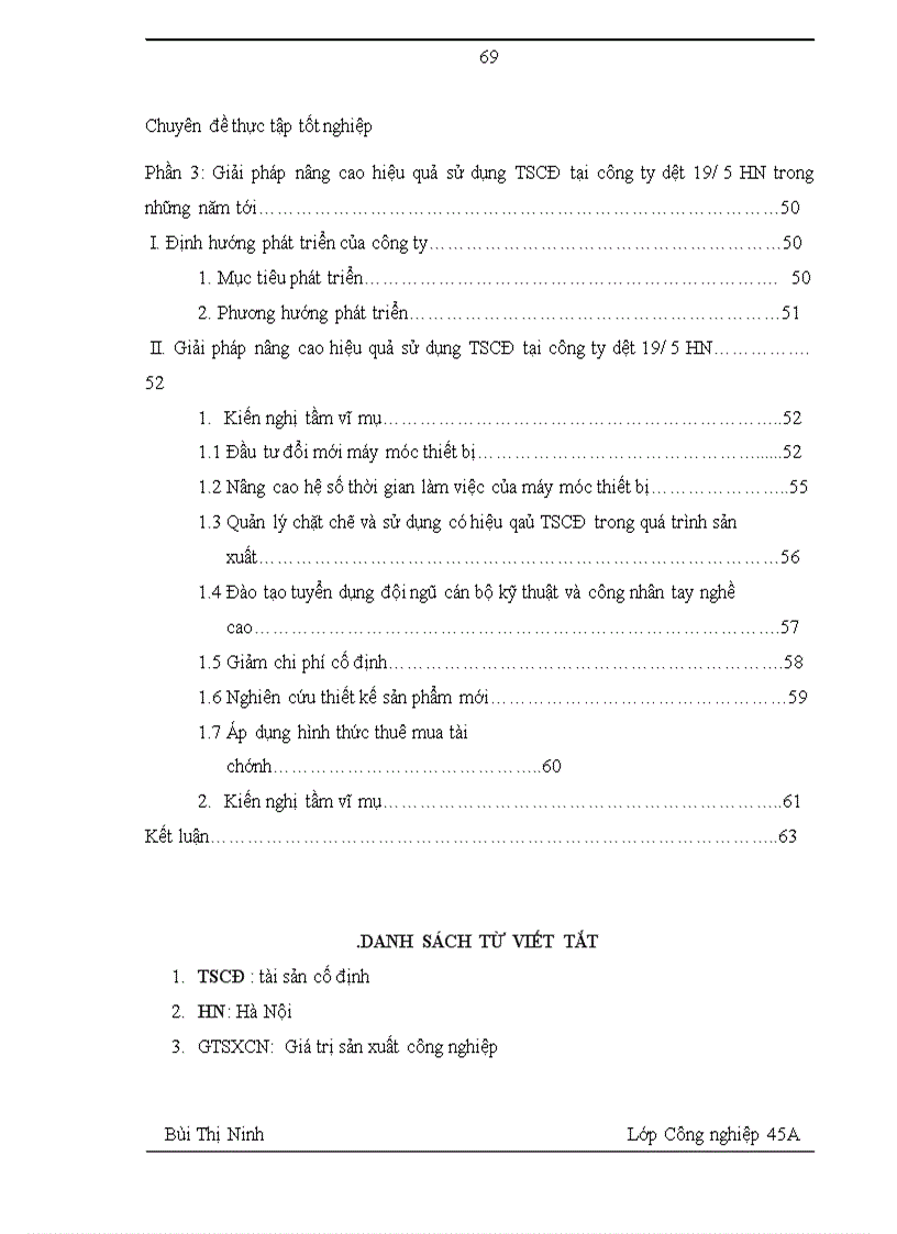 image for page Nâng cao hiệu quả sử dụng tài sản cố định tại công ty dệt 19/5 Hà Nội