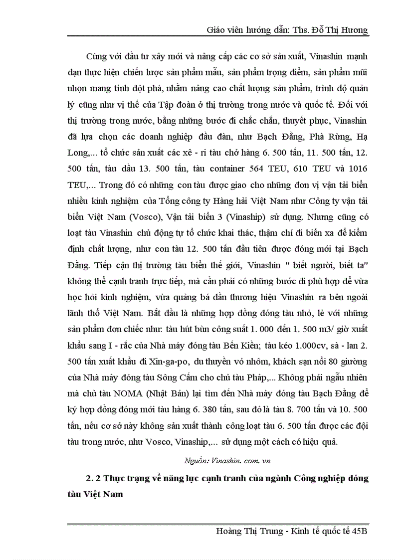 image for page Nâng cao năng lực cạnh tranh ngành công nghiệp đóng tàu Việt Nam trong điều kiện hội nhập kinh tế quốc tế