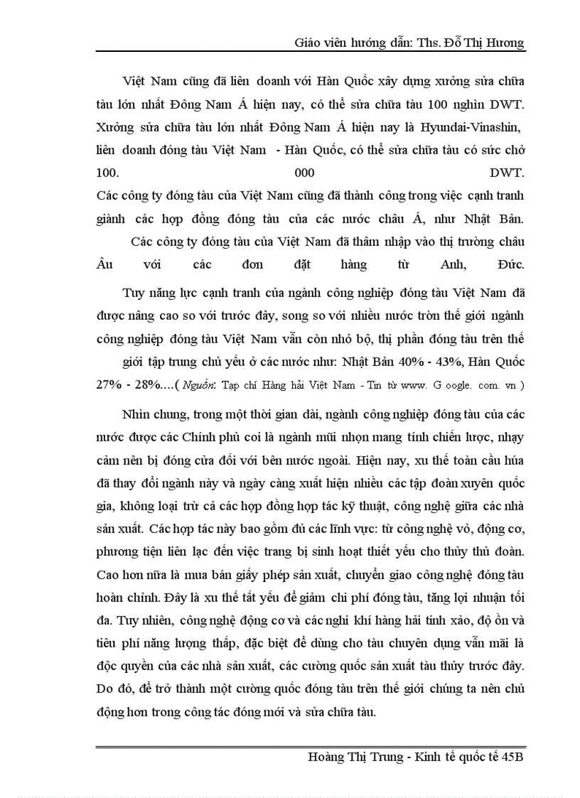 image for page Nâng cao năng lực cạnh tranh ngành công nghiệp đóng tàu Việt Nam trong điều kiện hội nhập kinh tế quốc tế