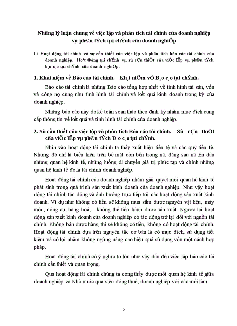 image for page Hoàn thiện việc lập và phân tích Báo cáo tài chính của Công ty Thương mại Thành Hưng