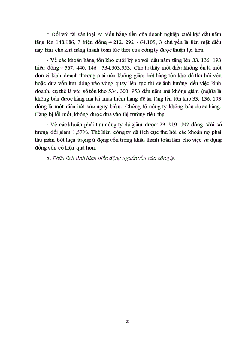 image for page Hoàn thiện việc lập và phân tích Báo cáo tài chính của Công ty Thương mại Thành Hưng
