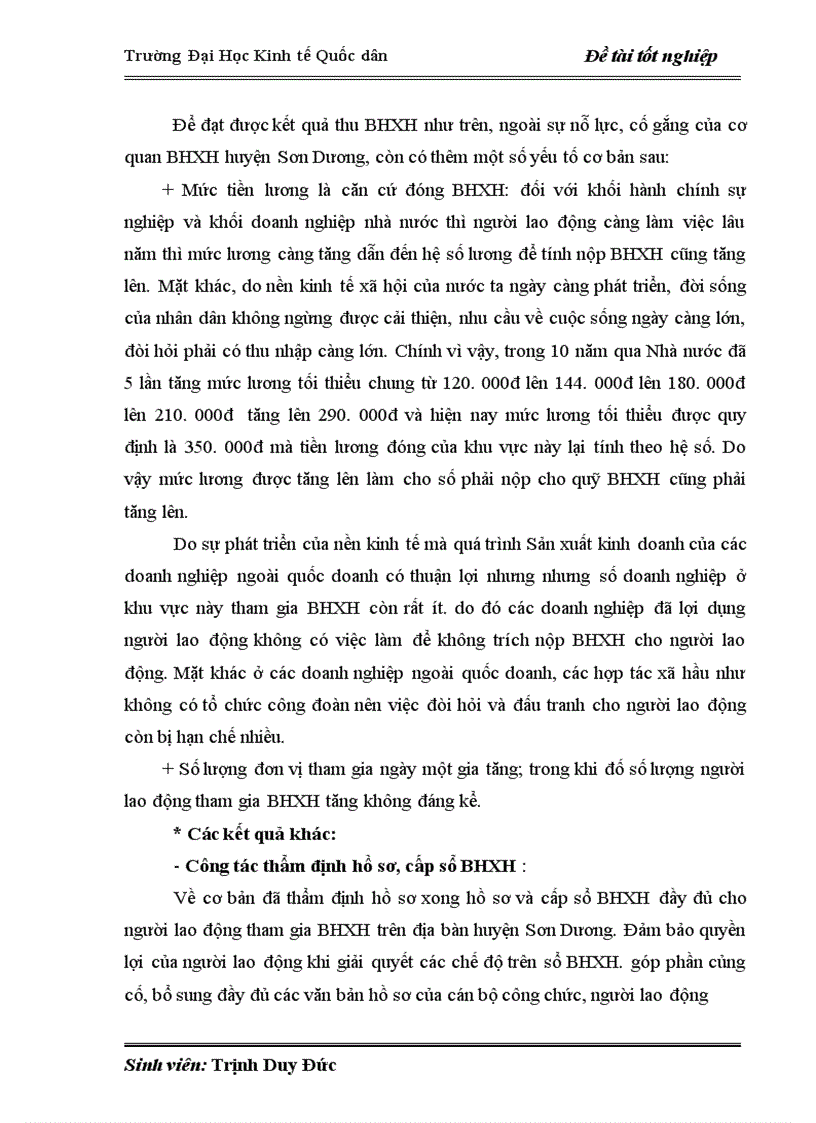 image for page Hoàn thiện quản lý thu quỹ BHXH trên địa bàn huyện Sơn Dương - tỉnh Tuyên Quang