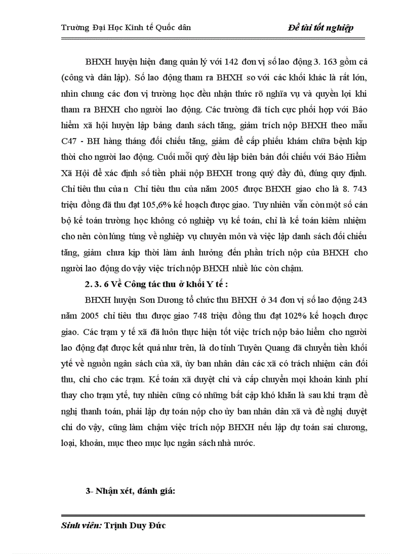 image for page Hoàn thiện quản lý thu quỹ BHXH trên địa bàn huyện Sơn Dương - tỉnh Tuyên Quang