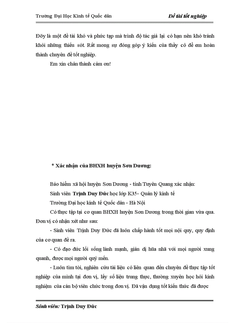 image for page Hoàn thiện quản lý thu quỹ BHXH trên địa bàn huyện Sơn Dương - tỉnh Tuyên Quang