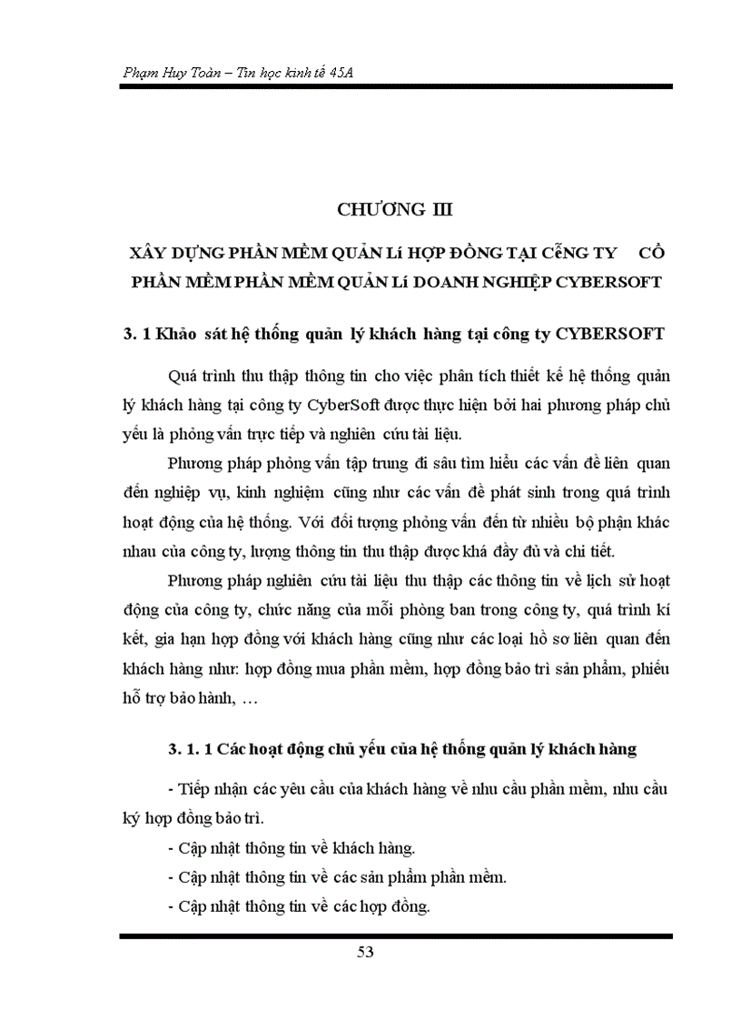 image for page Xây dựng phần mềm quản lý khách hàng tại công ty cổ phần phần mềm quản trị doanh nghiệp CyberSoft