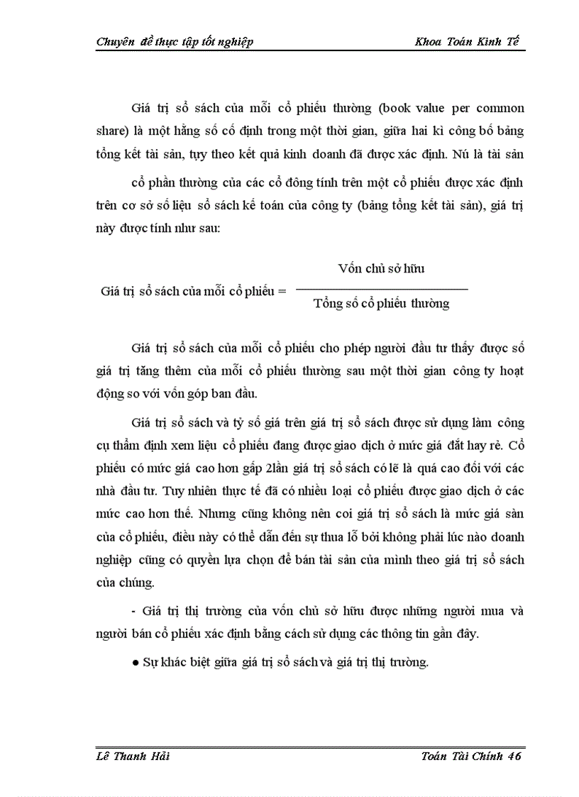 image for page Sử dụng một số hệ số tài chính trong định giá cổ phiếu trên thị trường chứng khoán Việt Nam