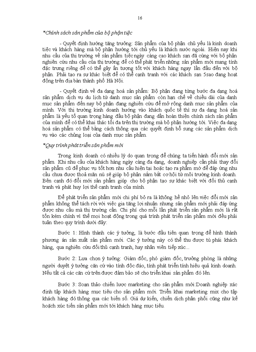 image for page Hoàn thiện chính sách sản phẩm trong kinh doanh tiệc tại khách sạn Sofitel Legend Metropole Hanoi