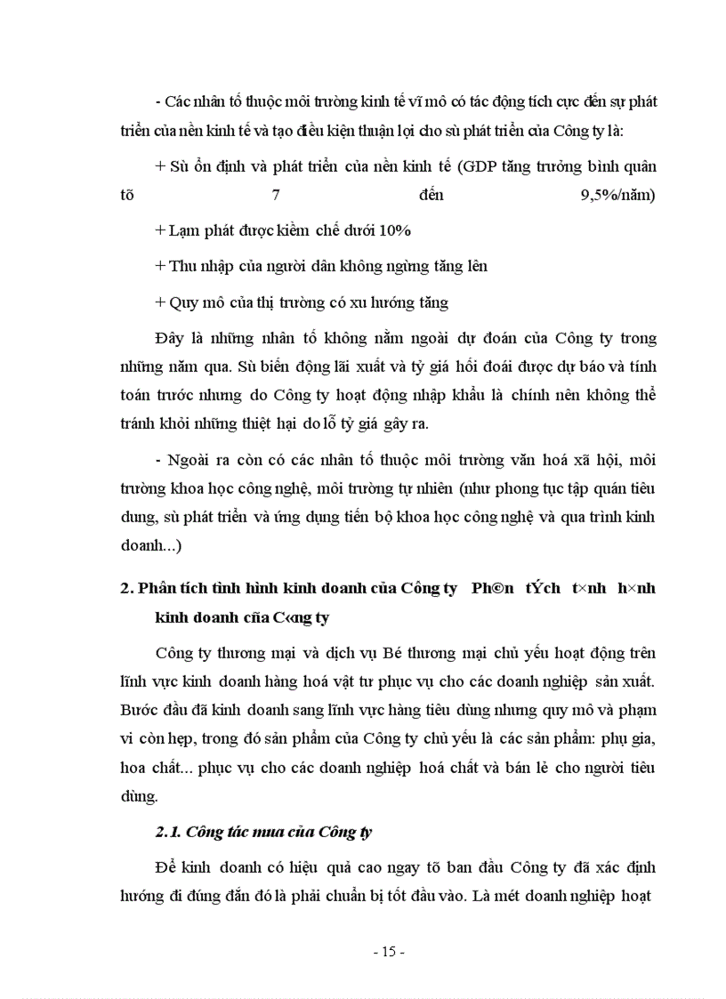 image for page Phân tích tình hình hoạt động kinh doanh và hiệu quả hoạt động kinh doanh của công ty thương mại - dịch vụ Traserco