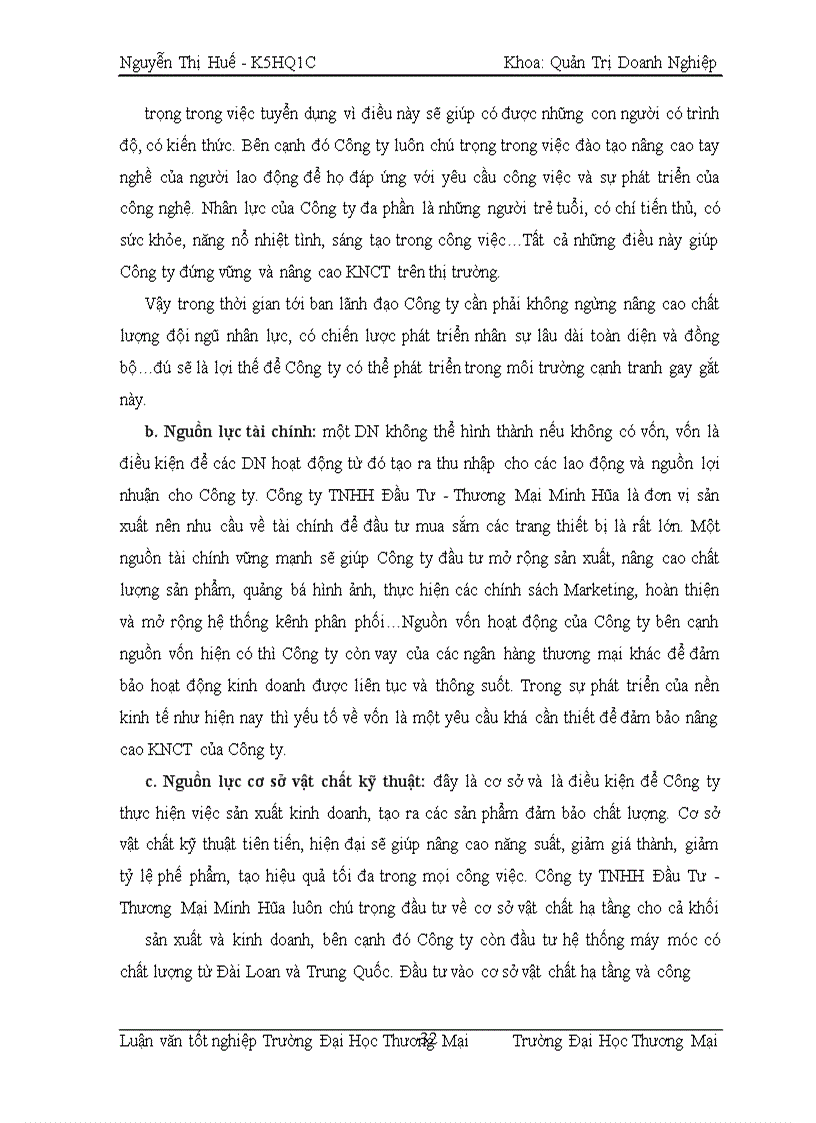 image for page Nâng cao khả năng cạnh tranh của Công ty TNHH Đầu Tư – Thương Mại Minh Hòa