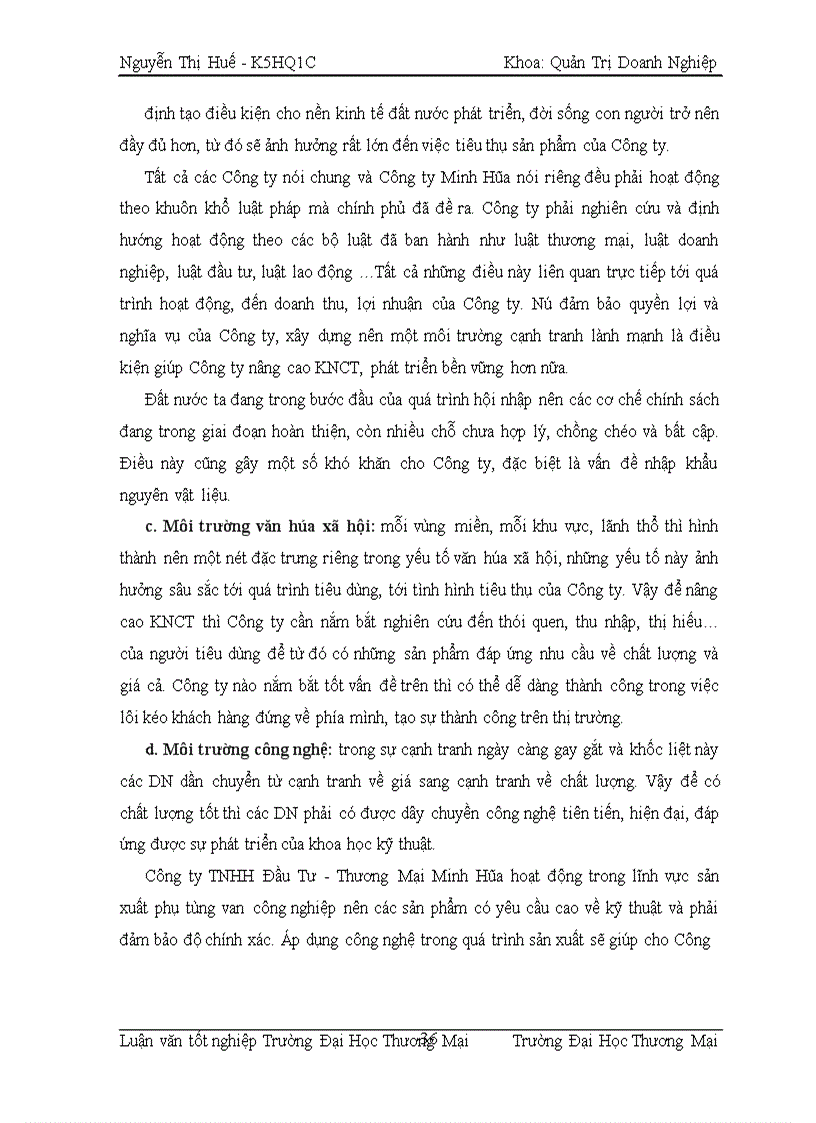 image for page Nâng cao khả năng cạnh tranh của Công ty TNHH Đầu Tư – Thương Mại Minh Hòa