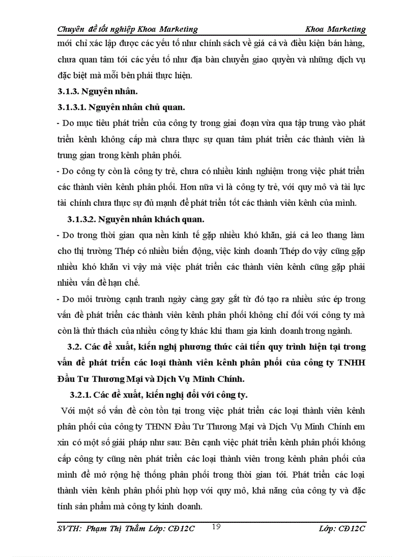 image for page Phát triển các loại thành viên kênh phân phối của công ty TNHH Đầu Tư Thuơng Mại và Dịch Vụ Minh Chính