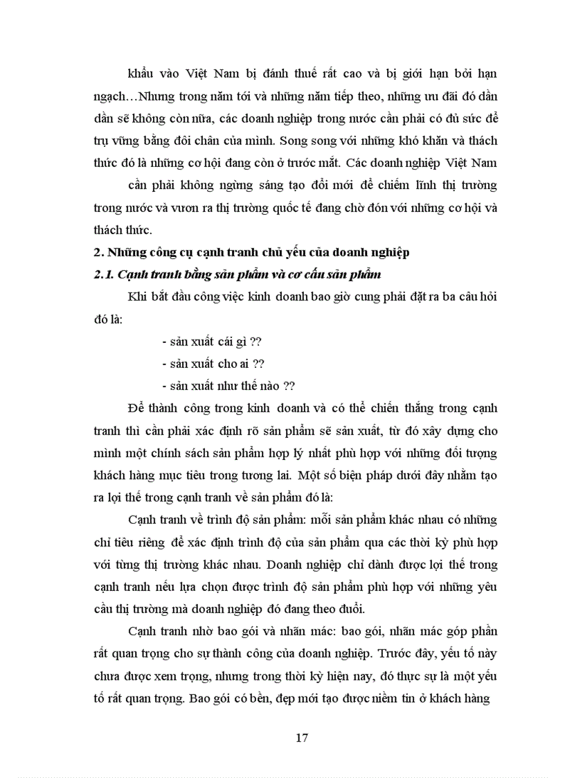 image for page Một số giải pháp chủ yếu nhằm nâng cao năng lực cạnh tranh trên thị trường xe máy của công ty TNHH T&T