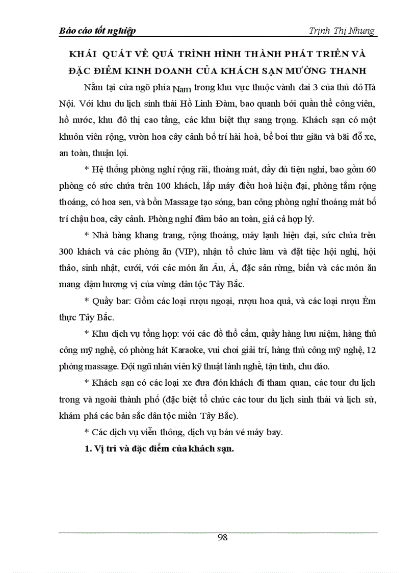 image for page Báo cáo thực tập tại khách sạn Mường Thanh