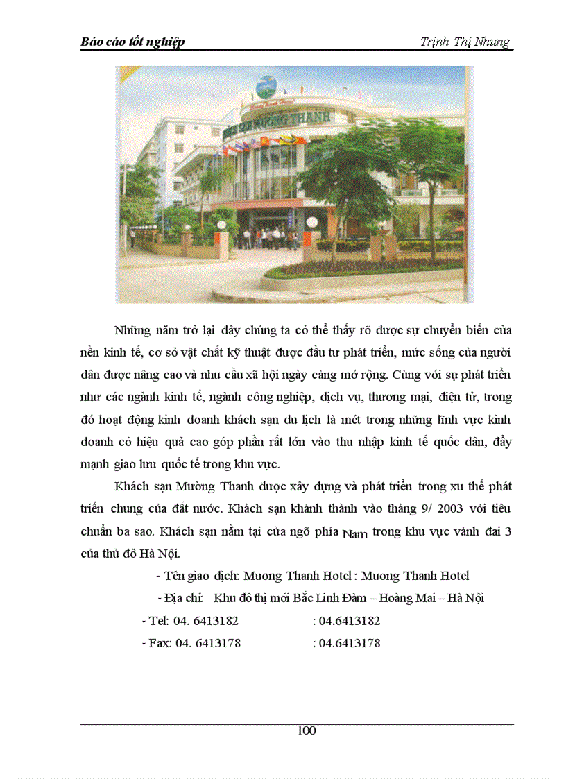 image for page Báo cáo thực tập tại khách sạn Mường Thanh