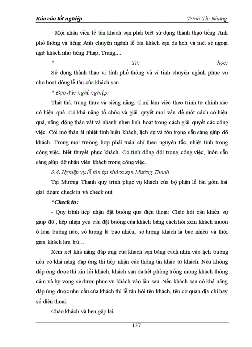 image for page Báo cáo thực tập tại khách sạn Mường Thanh