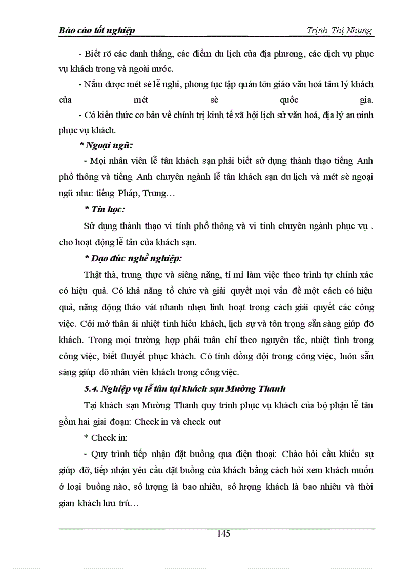 image for page Báo cáo thực tập tại khách sạn Mường Thanh