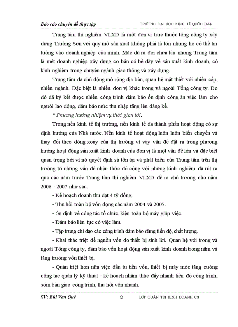 image for page Hoàn thiện cơ cấu tổ chức bộ máy quản lí của Trung tâm thí nghiệm VLXD