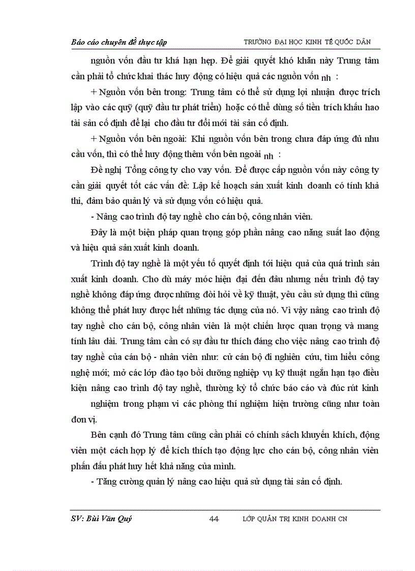 image for page Hoàn thiện cơ cấu tổ chức bộ máy quản lí của Trung tâm thí nghiệm VLXD