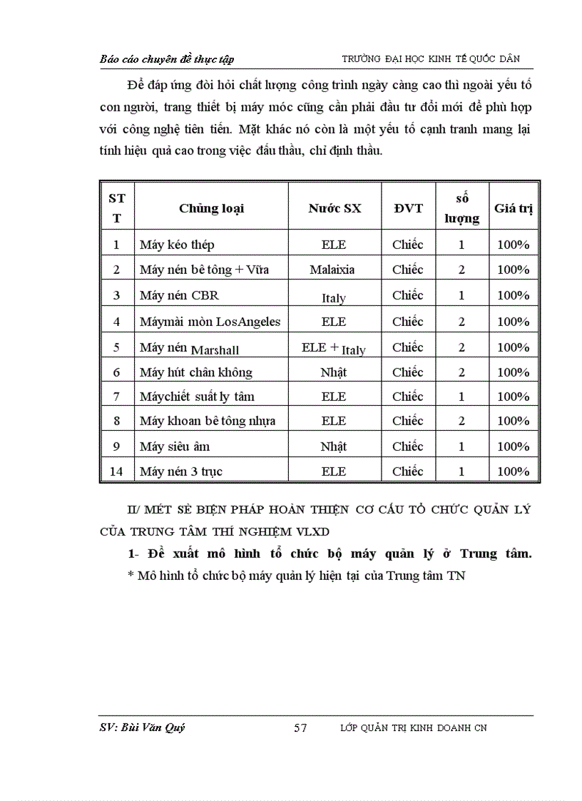 image for page Hoàn thiện cơ cấu tổ chức bộ máy quản lí của Trung tâm thí nghiệm VLXD