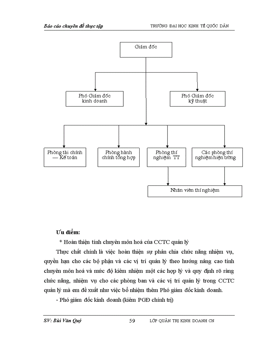 image for page Hoàn thiện cơ cấu tổ chức bộ máy quản lí của Trung tâm thí nghiệm VLXD