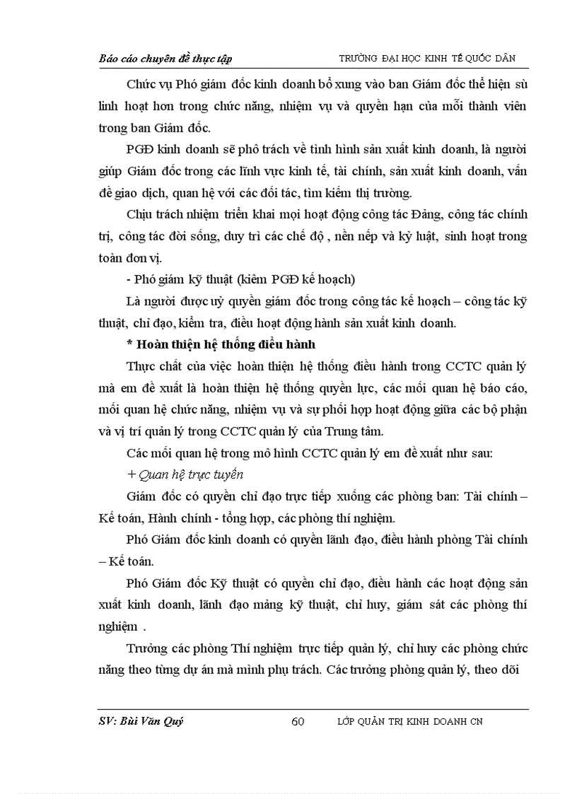 image for page Hoàn thiện cơ cấu tổ chức bộ máy quản lí của Trung tâm thí nghiệm VLXD