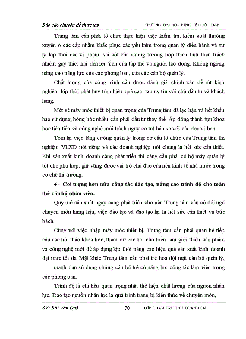 image for page Hoàn thiện cơ cấu tổ chức bộ máy quản lí của Trung tâm thí nghiệm VLXD